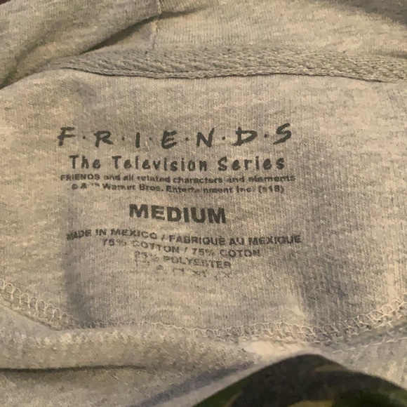 Friends Cropped Hoodie, Size M - Picture 3 of 3